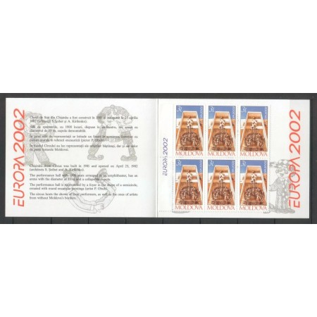 Moldova 2002 - Europa, circul, carnet filatelic neuzat Moldova 2002 - Europa, circul, carnet filatelic neuzat