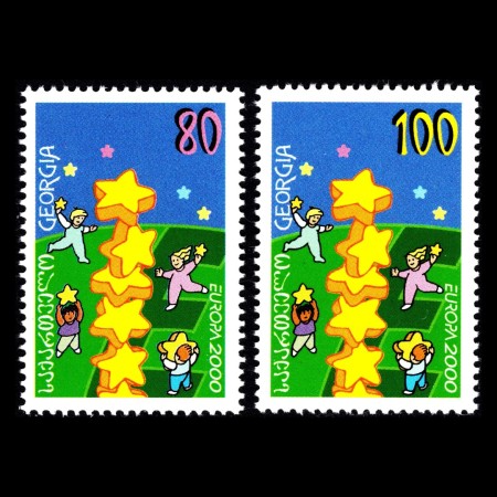 Georgia 2000 - Europa, CEPT, copii, serie neuzata Georgia 2000 - Europa, CEPT, copii, serie neuzata