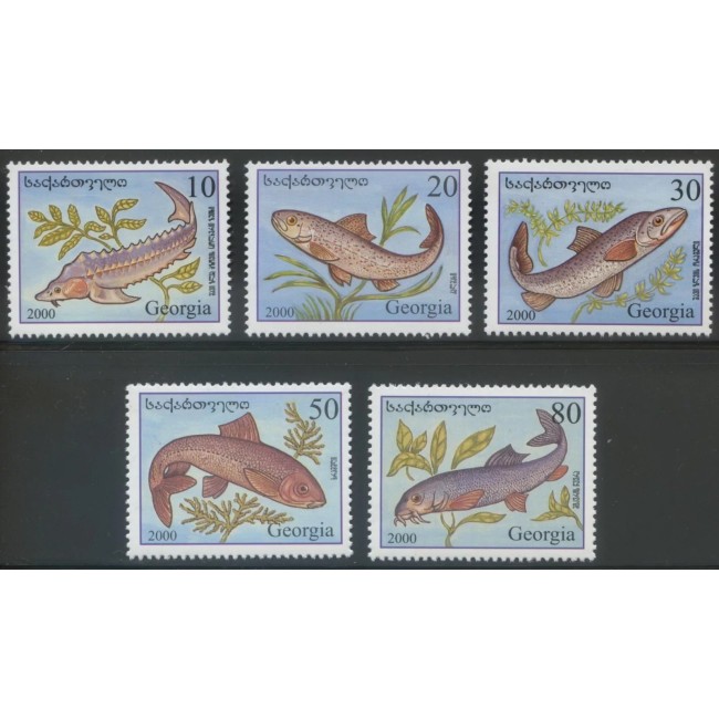 Georgia 2000 - Pești, fauna, serie neuzata Georgia 2000 - Pești, fauna, serie neuzata
