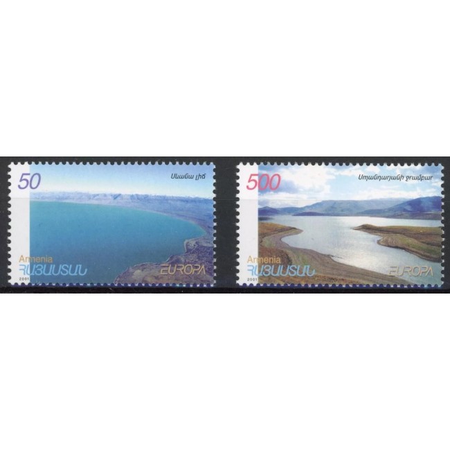 Armenia 2001 - Europa, apa, serie neuzata