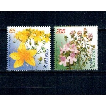 Armenia 2001 - Flori, flora, serie neuzata Armenia 2001 - Flori, flora, serie neuzata