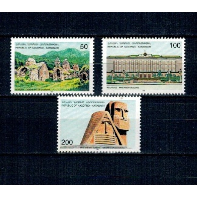 Nagorno-Karabakh 1996 - Clădiri, arhitectura, uzuale, serie neuzata