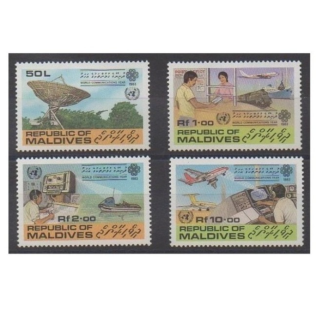 Maldives 1983 - Telecomunicații, serie neuzata