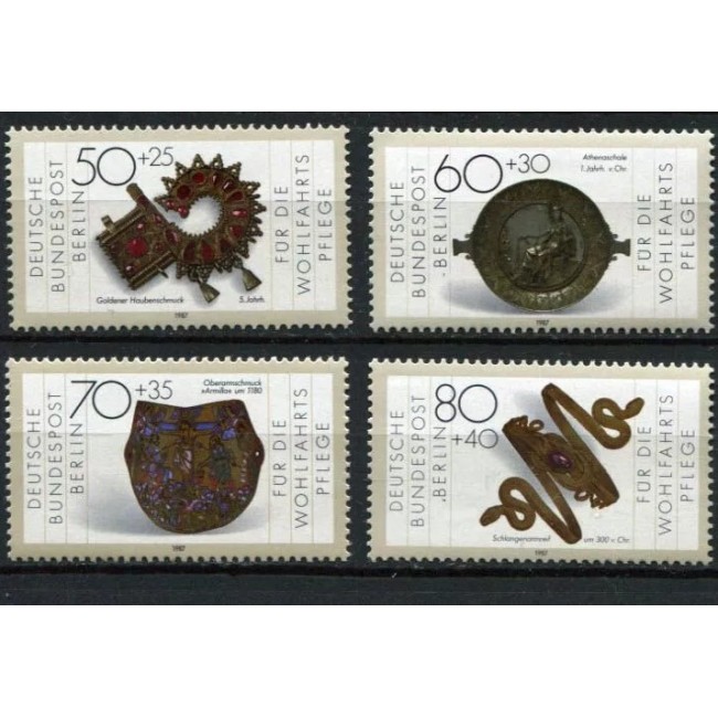 Berlin 1987 - Argintărie, meșteșuguri, aurari, serie neuzata Berlin 1987 - Argintărie, meșteșuguri, aurari, serie neuzata