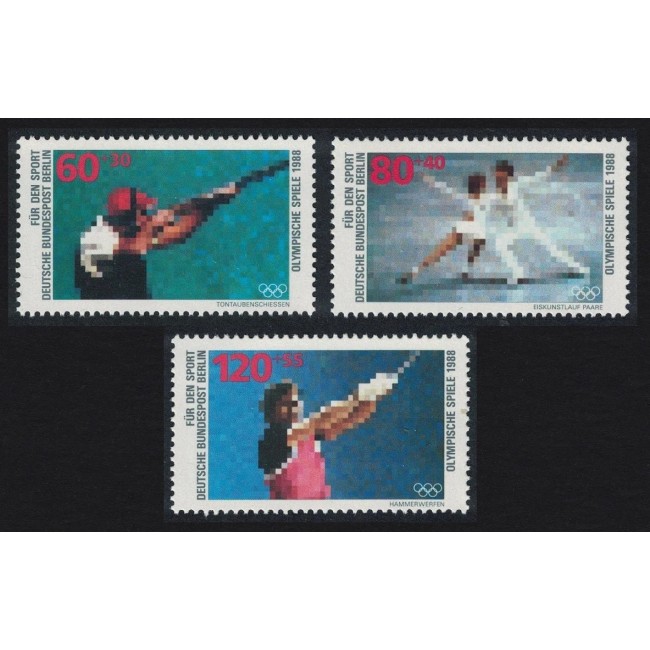 Berlin 1988 - Jocurile Olimpice, sport, serie neuzata Berlin 1988 - Jocurile Olimpice, sport, serie neuzata