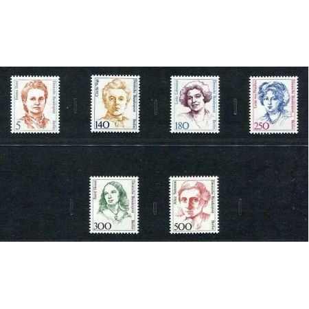 Berlin 1989 - Personalități feminine, uzuale, serie neuzata Berlin 1989 - Personalități feminine, uzuale, serie neuzata