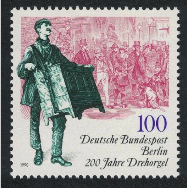 Berlin 1990 - Orgă de stradă, muzica, neuzat Berlin 1990 - Orgă de stradă, muzica, neuzat