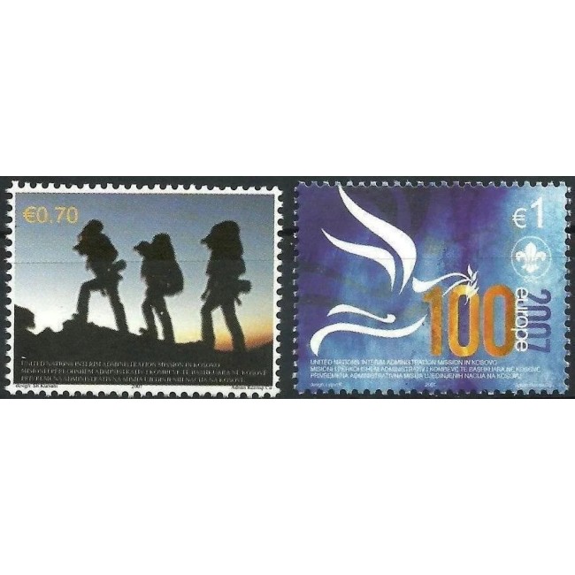 Kosovo 2007 - Europa, cercetași, serie neuzata Kosovo 2007 - Europa, cercetași, serie neuzata