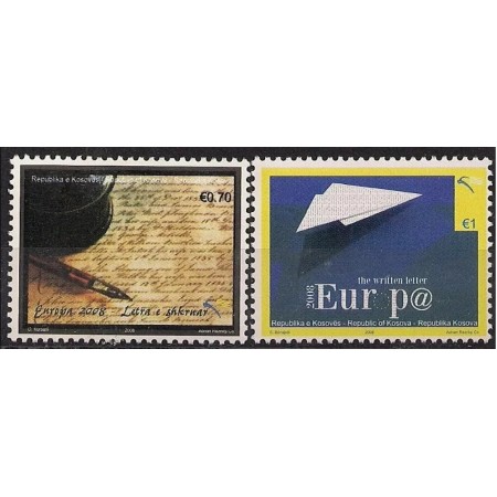 Kosovo 2008 - Europa, CEPT, scrisoarea, serie neuzata Kosovo 2008 - Europa, CEPT, scrisoarea, serie neuzata