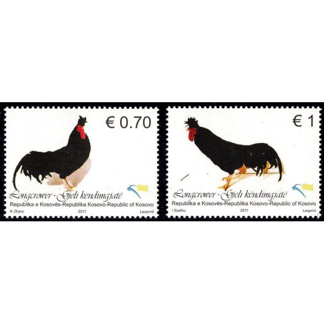 Kosovo 2011 - Cocoși, serie neuzata Kosovo 2011 - Cocoși, serie neuzata