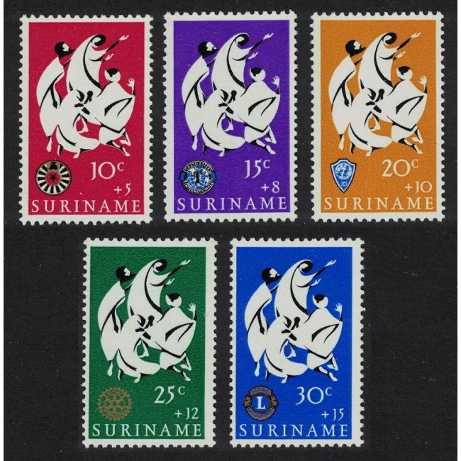 Suriname 1966 - Pasti, religie, serie neuzata Suriname 1966 - Pasti, religie, serie neuzata