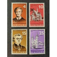 Suriname 1966 - Biserici, misionari, religie, serie neuzata