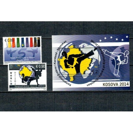 Kosovo 2014 - Shotokan Karate, sport, arte marțiale, serie si colita neuzata Kosovo 2014 - Shotokan Karate, sport, arte marțiale, serie si colita neuzata