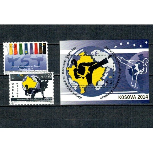 Kosovo 2014 - Shotokan Karate, sport, arte marțiale, serie si colita neuzata Kosovo 2014 - Shotokan Karate, sport, arte marțiale, serie si colita neuzata