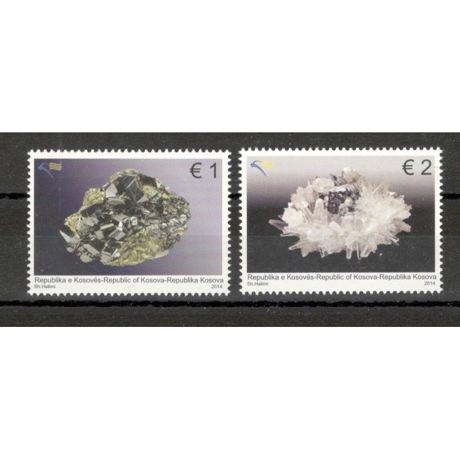 Kosovo 2014 - Minerale, serie neuzata Kosovo 2014 - Minerale, serie neuzata