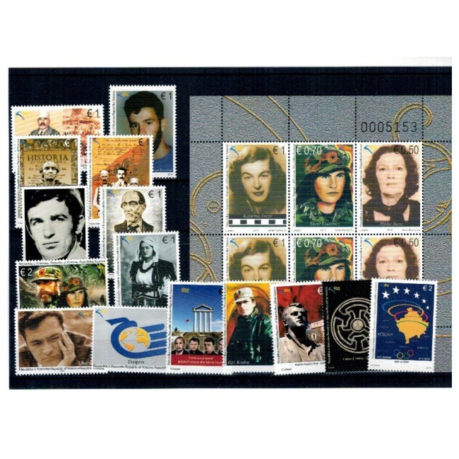 Kosovo - Lot timbre neuzate