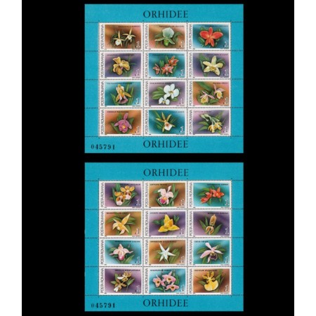 1988 - Orhidee, blocuri neuzate