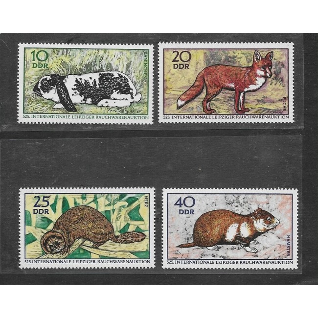 DDR 1970 - Fauna, animale, serie neuzata DDR 1970 - Fauna, animale, serie neuzata
