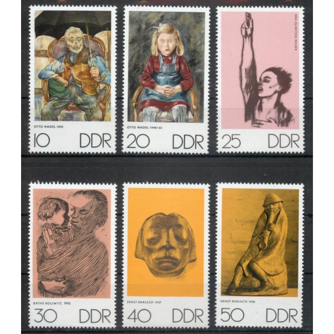 DDR 1970 - Arta, picturi, serie neuzata DDR 1970 - Arta, picturi, serie neuzata