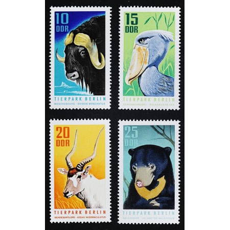 DDR 1970 - Zoo Berlin, animale, serie neuzata DDR 1970 - Zoo Berlin, animale, serie neuzata