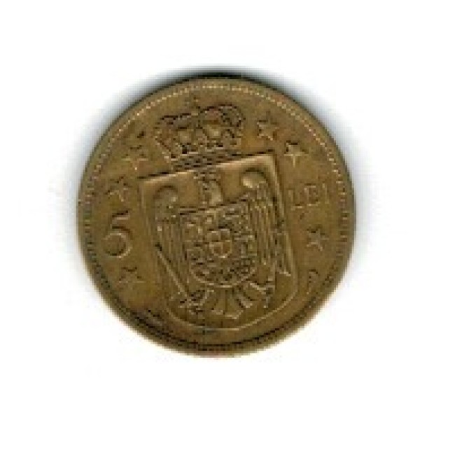 Romania 1930 - 5 lei, Regele Mihai, Paris, circulata Romania 1930 - 5 lei, Regele Mihai, Paris, circulata