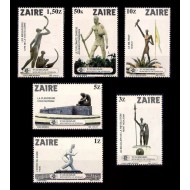 Zaire 1983 - Monumente, turism, serie neuzata