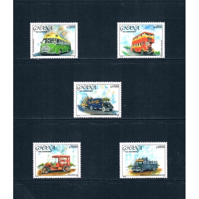 Ghana 2005 - Autobuze, mașini de epoca, serie neuzata Ghana 2005 - Autobuze, mașini de epoca, serie neuzata