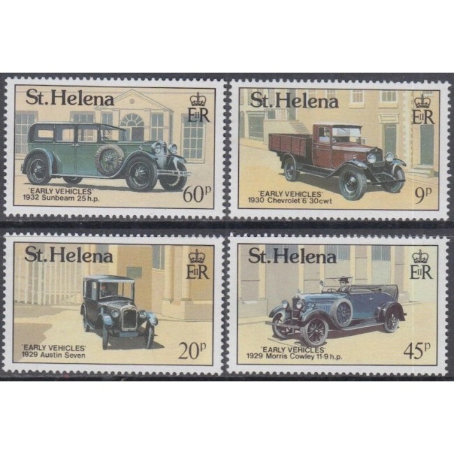 St. Helena 1989 - Mașini de epoca, serie neuzata St. Helena 1989 - Mașini de epoca, serie neuzata