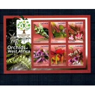 Sierra Leone 2011 - Orhidee, flori, bloc neuzat