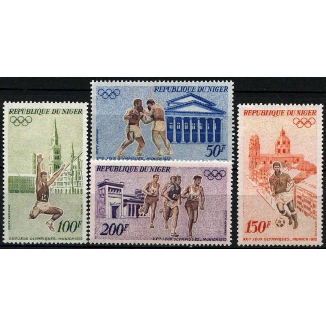 Niger 1972 - Jocurile Olimpice, sport, serie neuzata Niger 1972 - Jocurile Olimpice, sport, serie neuzata