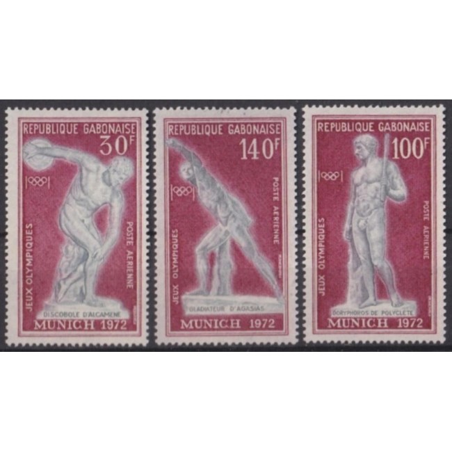 Gabon 1972 - Jocurile Olimpice, sport, serie neuzata Gabon 1972 - Jocurile Olimpice, sport, serie neuzata