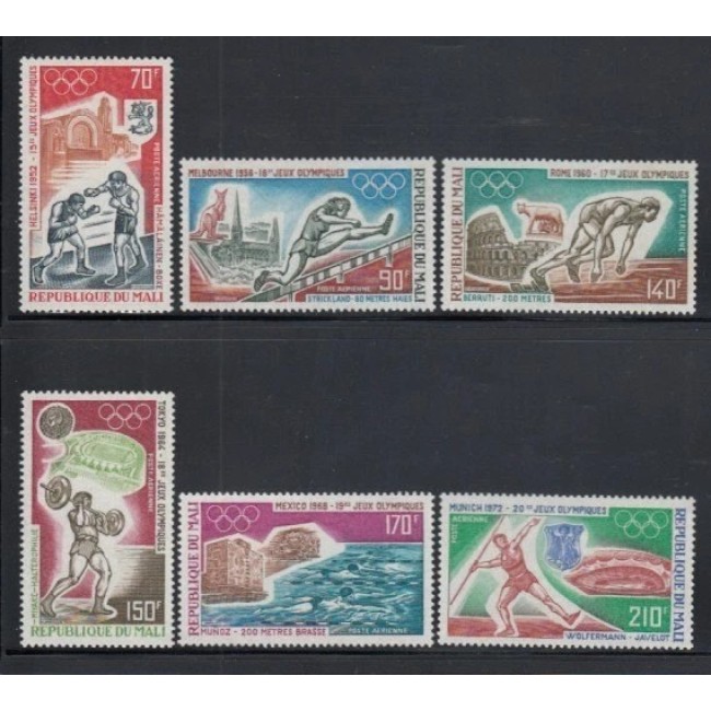 Mali 1972 - Jocurile Olimpice, sport, serie neuzata Mali 1972 - Jocurile Olimpice, sport, serie neuzata