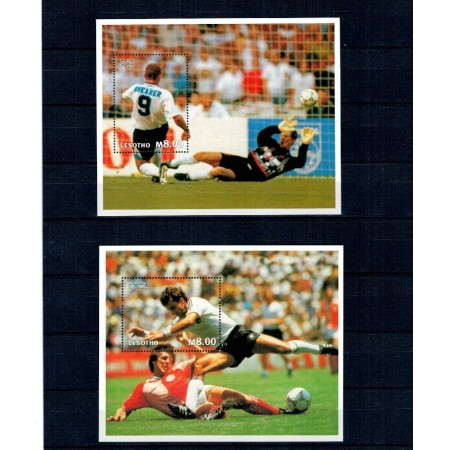 Lesotho 1997 - Fotbal, fotbaliști, doua colite neuzate Lesotho 1997 - Fotbal, fotbaliști, doua colite neuzate