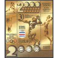 Iugoslavia 2000 - Jocurile Olimpice Sydney, medalie de aur la volei, colita neuzata