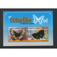 Sierra Leone 2010 - Fluturi, bloc neuzat