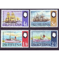 St. Helena 1969 - Vapoare, serie neuzata
