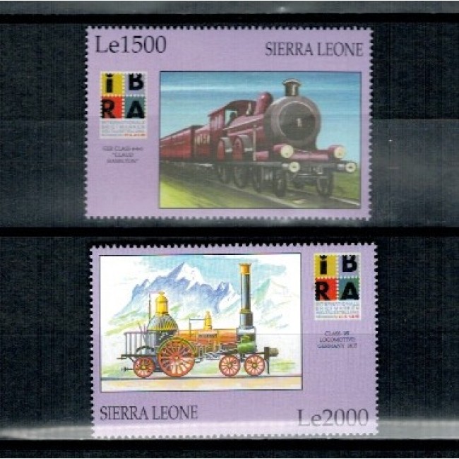 Sierra Leone 1999 - Locomotive, serie neuzata