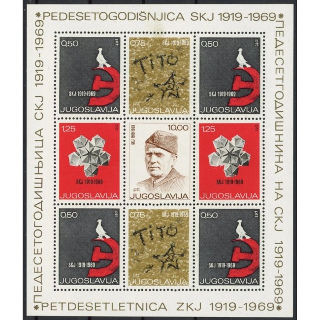 Iugoslavia 1969 - Tito, personalități, partidul comunist, bloc neuzat