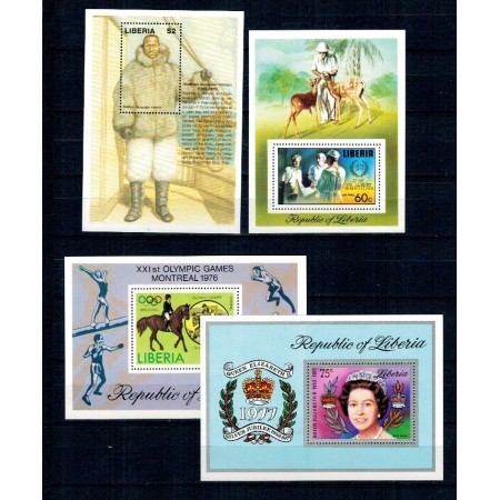 Liberia - Lot 4 colite neuzate Liberia - Lot 4 colite neuzate