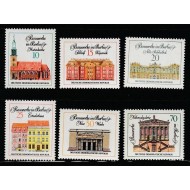 DDR 1971 - Clădiri din Berlin, arhitectura, serie neuzata