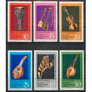 DDR 1971 - Instrumente muzicale populare, serie neuzata