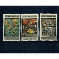 Suriname 1968 - Monumente, sinagogi, serie neuzata