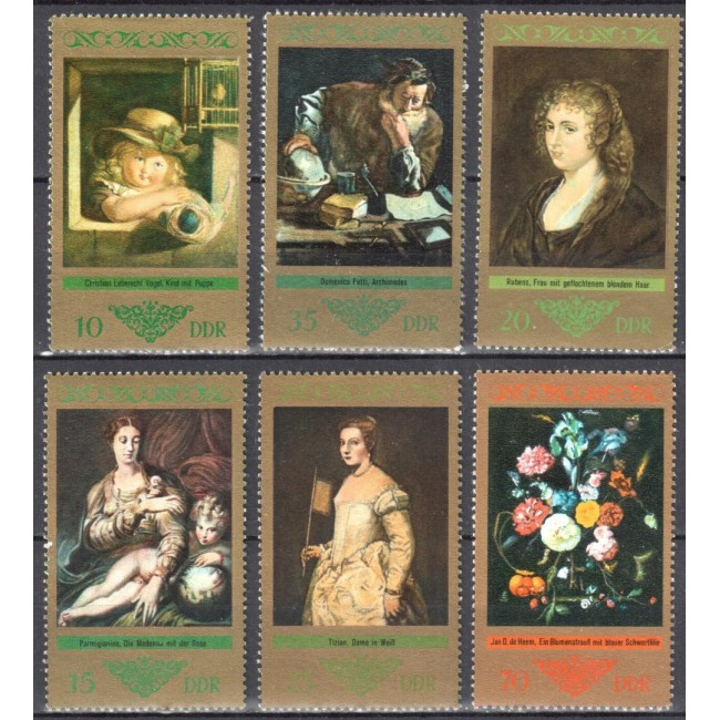 DDR 1973 - Picturi, arta, serie neuzata DDR 1973 - Picturi, arta, serie neuzata