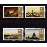 DDR 1974 - Picturi, arta, Caspar David Friedrich, serie neuzata