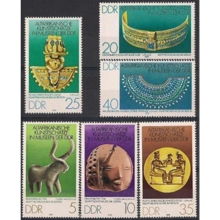 DDR 1978 - Artefacte din muzee, istorie, serie neuzata DDR 1978 - Artefacte din muzee, istorie, serie neuzata