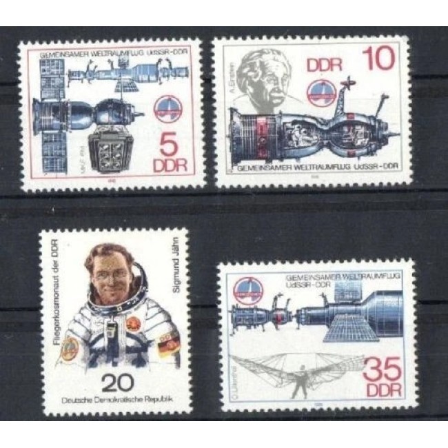 DDR 1978 - Interkosmos, personalități, serie neuzata