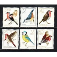 DDR 1971 - Păsări cântătoare, serie neuzata