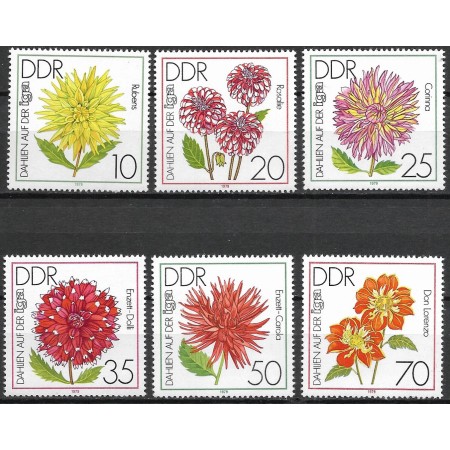 DDR 1979 - Flori de gradina, serie neuzata DDR 1979 - Flori de gradina, serie neuzata