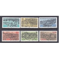 DDR 1988 - Orașe, harți, serie neuzata