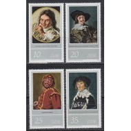 DDR 1980 - Picturi, arta, Franz Hals, serie neuzata